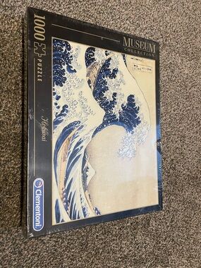 Clementoni 1000-Piece 'The Great Wave' Museum Collection Puzzle - Blue & Cream